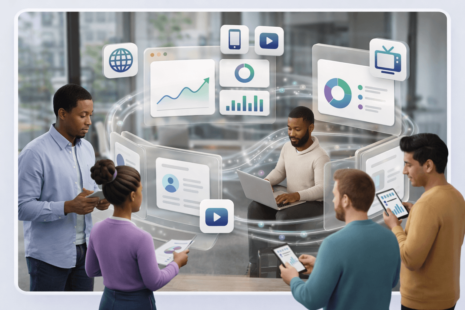 Pubflux platform illustration