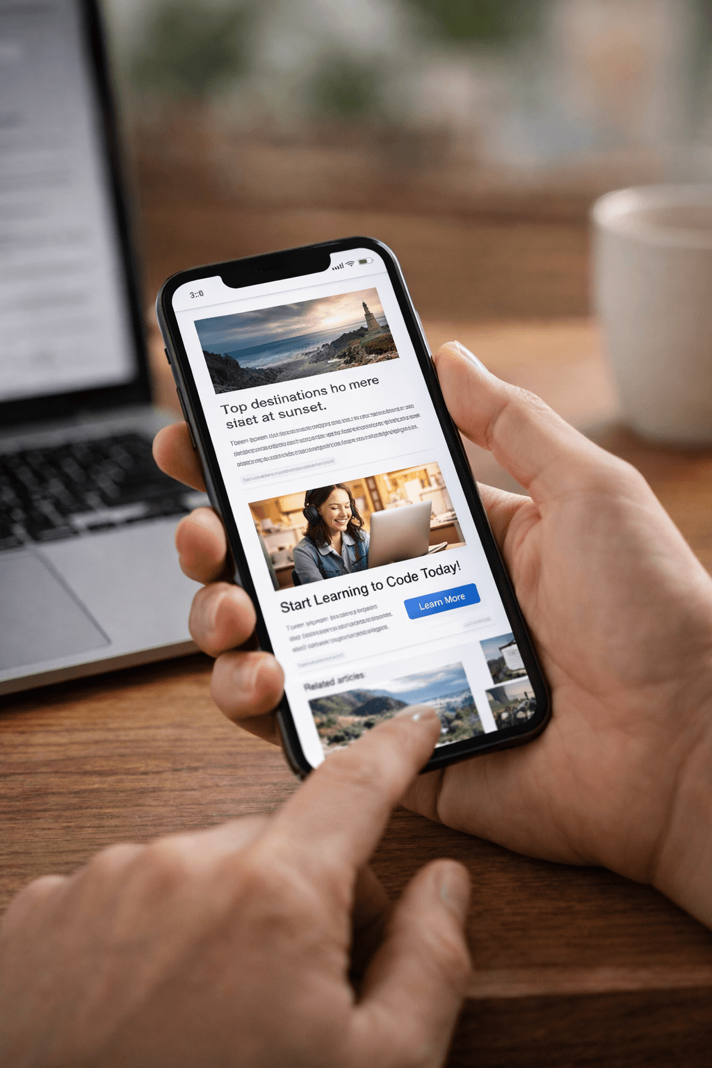 Native advertising context