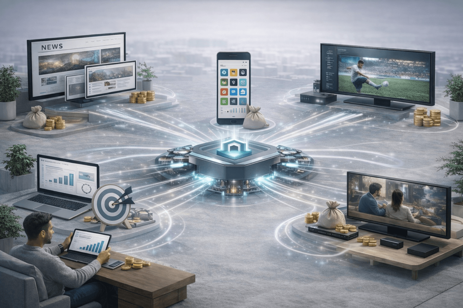 Pubflux products across multiple programmatic formats